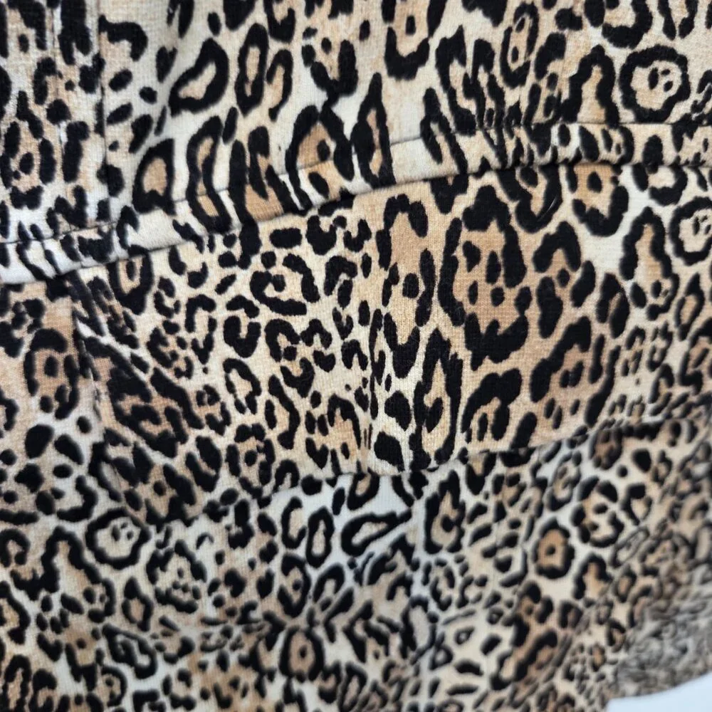 Chico's Leopard Print Blazer Size 2 / L / 14 - NWOT - Picture 3 of 8